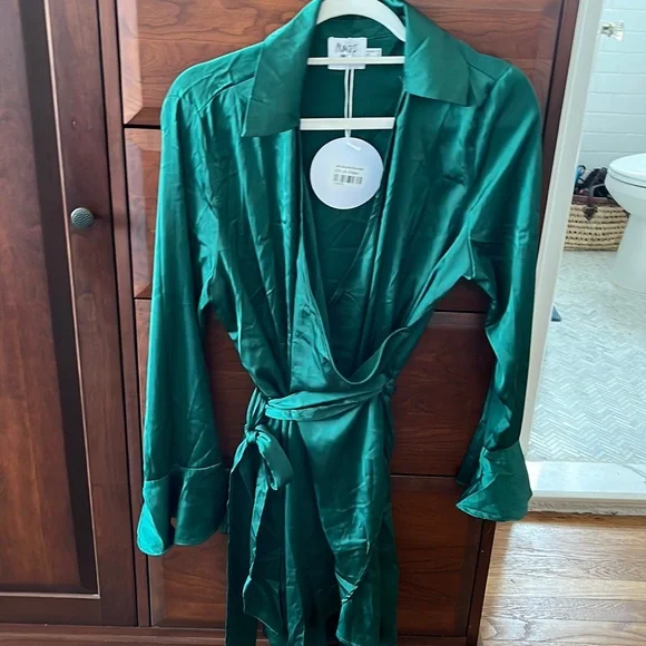 green emerald velvet dress Marchesi Maxi Dress Green main image 0